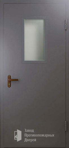 Фото двери «Техническая дверь №4 однопольная со стеклопакетом» в Красноармейску