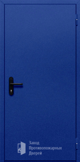 Фото двери «Однопольная глухая (синяя)» в Красноармейску