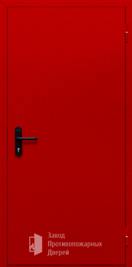 Фото двери «Однопольная глухая (красная)» в Красноармейску