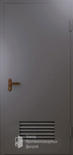 Фото двери «Техническая дверь №3 однопольная с вентиляционной решеткой» в Красноармейску