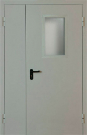 Фото двери «Полуторная со стеклом EI-30» в Красноармейску