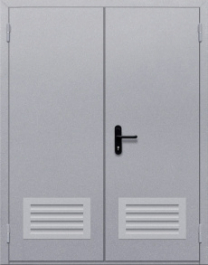 Фото двери «Двупольная с решеткой» в Красноармейску