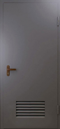 Фото двери «Техническая дверь №3 однопольная с вентиляционной решеткой» в Красноармейску