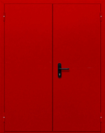 Фото двери «Двупольная глухая (красная)» в Красноармейску