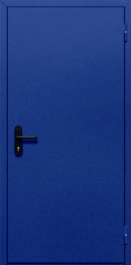 Фото двери «Однопольная глухая (синяя)» в Красноармейску